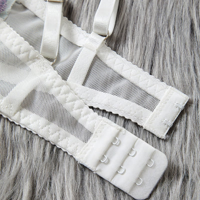 Embroidered Bra &amp; Panty Set – Light, Laced, and Made to Sizzle