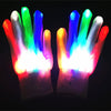 Christmas Gift Halloween Colorful Glove Rainbow Glove LED Glove Fluorescent Dance Glove