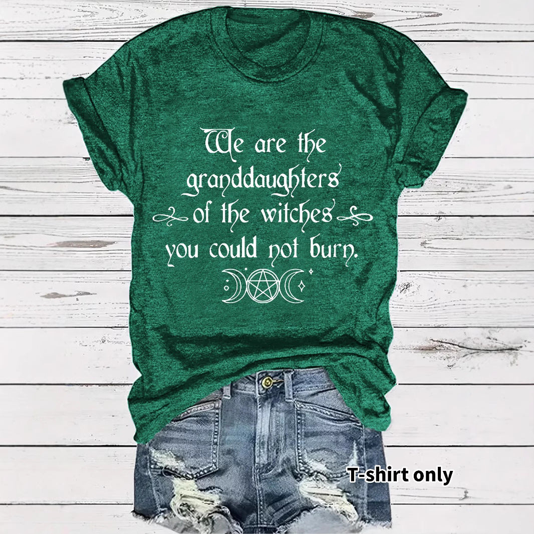 Moon Letter Printed T-Shirt