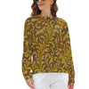 Raglan round neck sweater