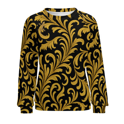 Raglan round neck sweater