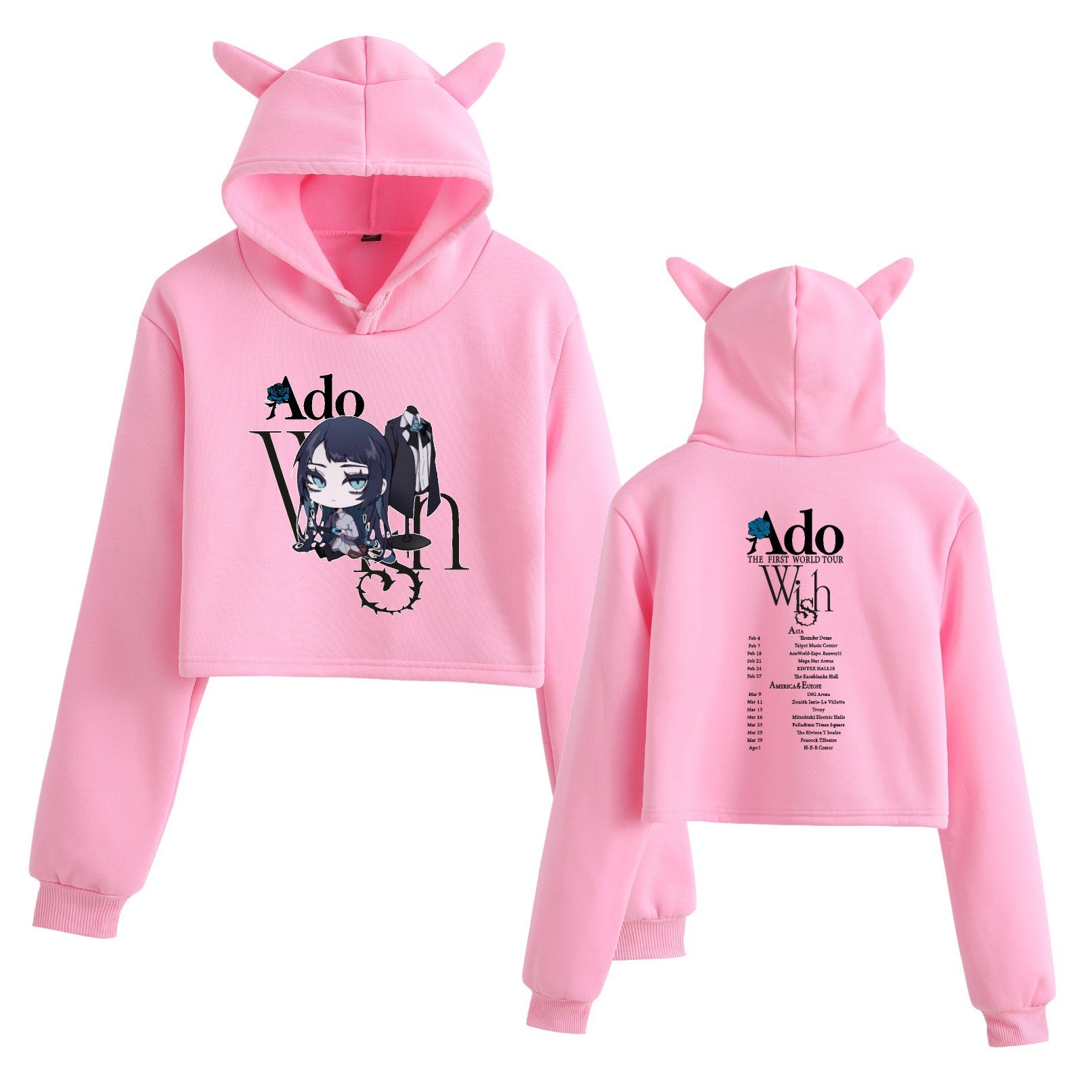 Ado Wish Tour T-shirt Japan Singer Print T-shirt