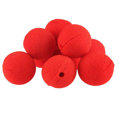 10Pcs Adorable Red Ball Sponge Clown Nose for Party Wedding Decoration Christmas Halloween Costume Magic Dress Accessories