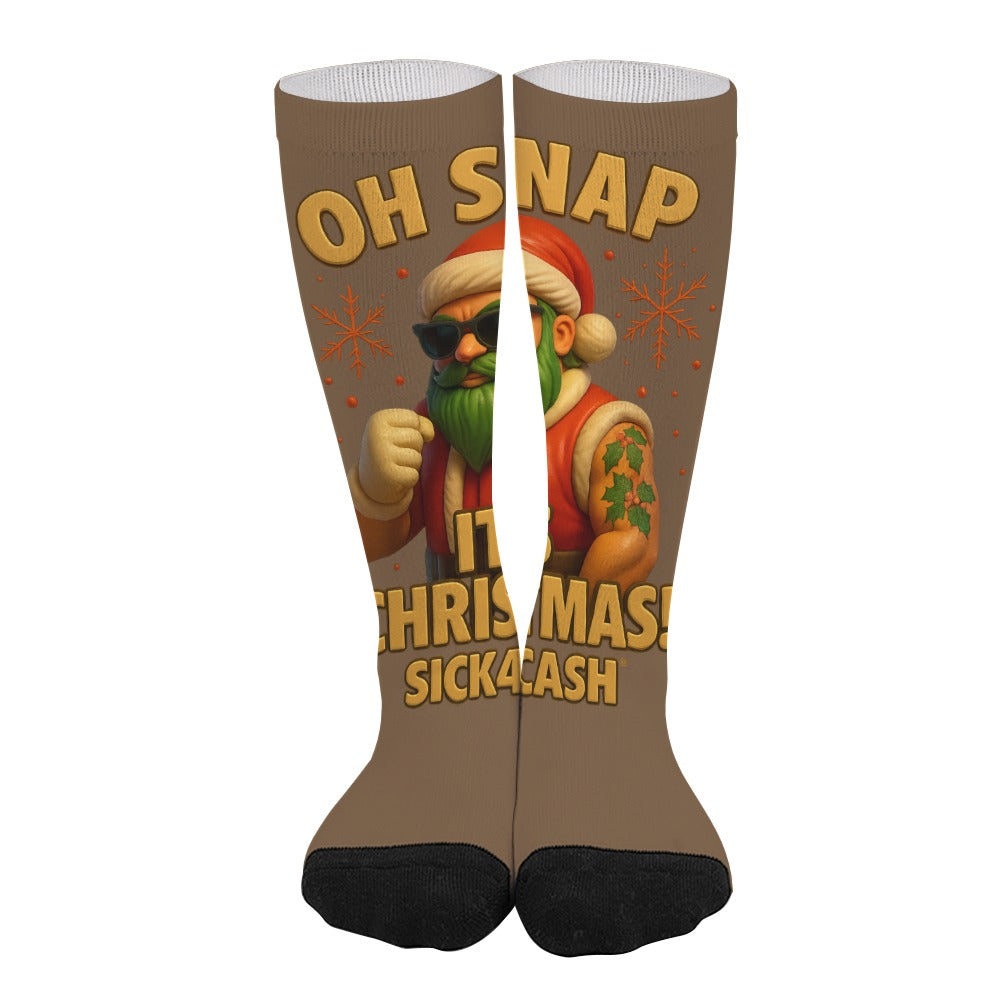 “OH SNAP IT’S CHRISTMAS” Socks - Limited Holiday Drop