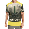 SICK4CASH® “QUE” All-Over Print Tee — Men’s Crew Neck