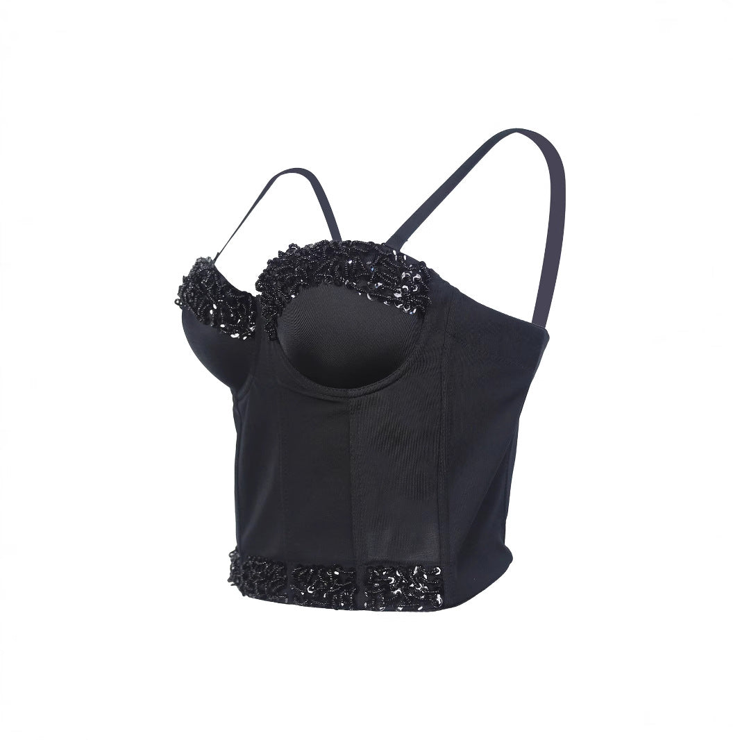 Handmade Beaded Strappy Bra – Art You Can Wear