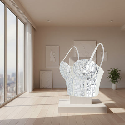 Strapless Bra with Heavy Handmade
