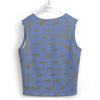 Women's Long Sleeve Button Knit Vest