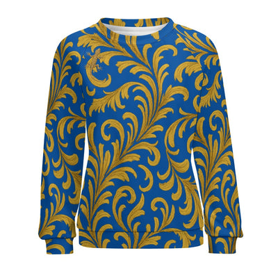 Raglan round neck sweater