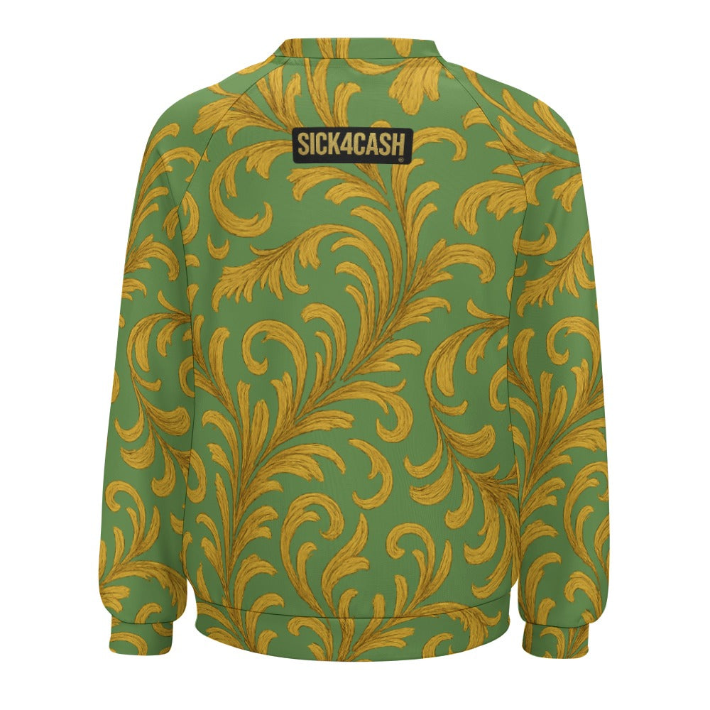 Raglan round neck sweater