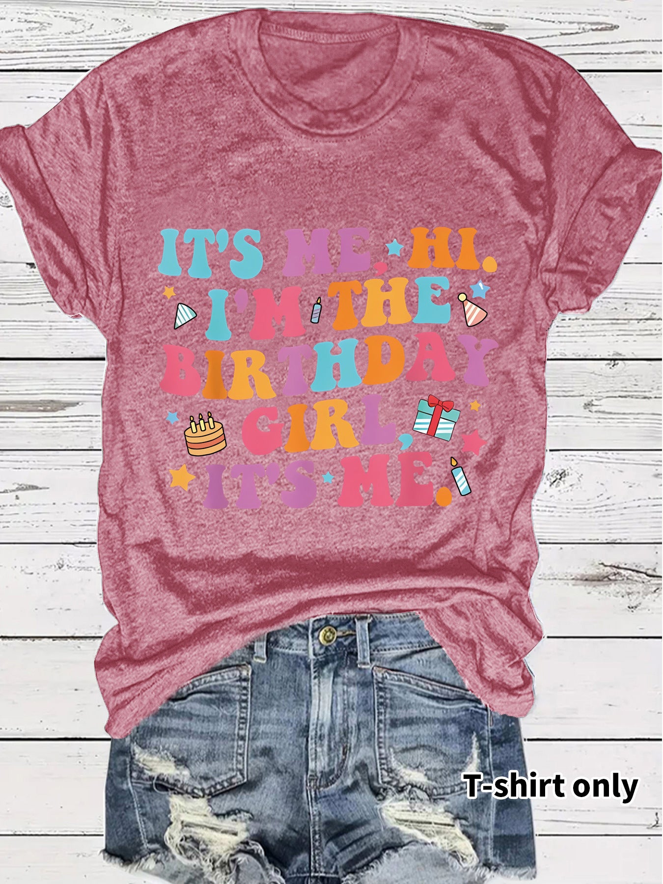 Happy Birthday to Myself – Alphabet Tee