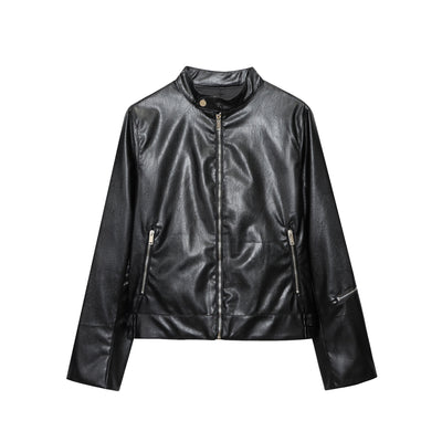 Women's Leather Jacket + Leather Pants