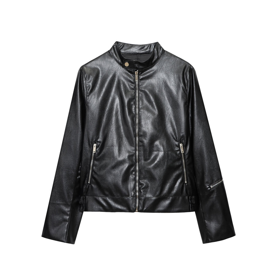 Women's Leather Jacket + Leather Pants