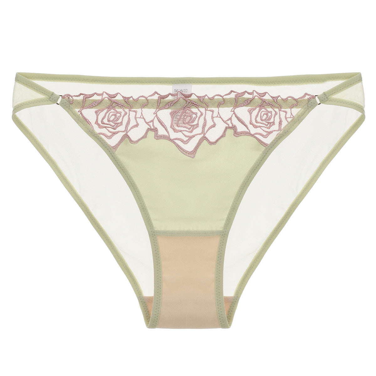 Women French Vintage Lace Panties – Rose Embroidery Elegance