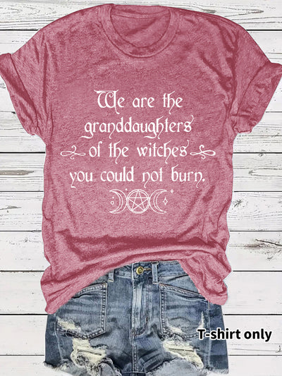 Moon Letter Printed T-Shirt