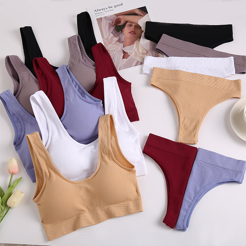 Seamless Wireless Lingerie Set – Smooth, Sculpted, and Unapologetically You