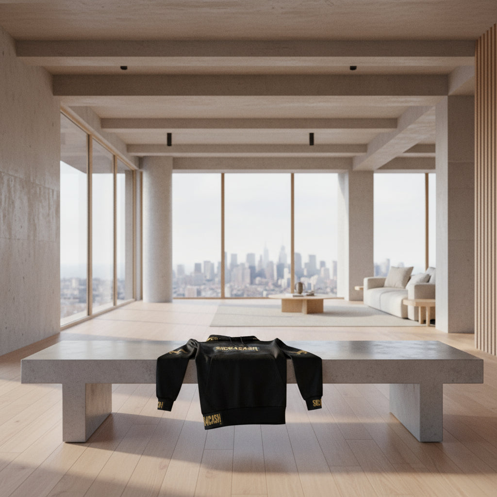 SICK4CASH® Men's Long Sleeve Fleece Hoodie