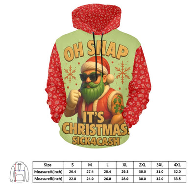 SICK4CASH® OH SNAP IT'S CHRISTMAS Hoodie – Limited Holiday Drop