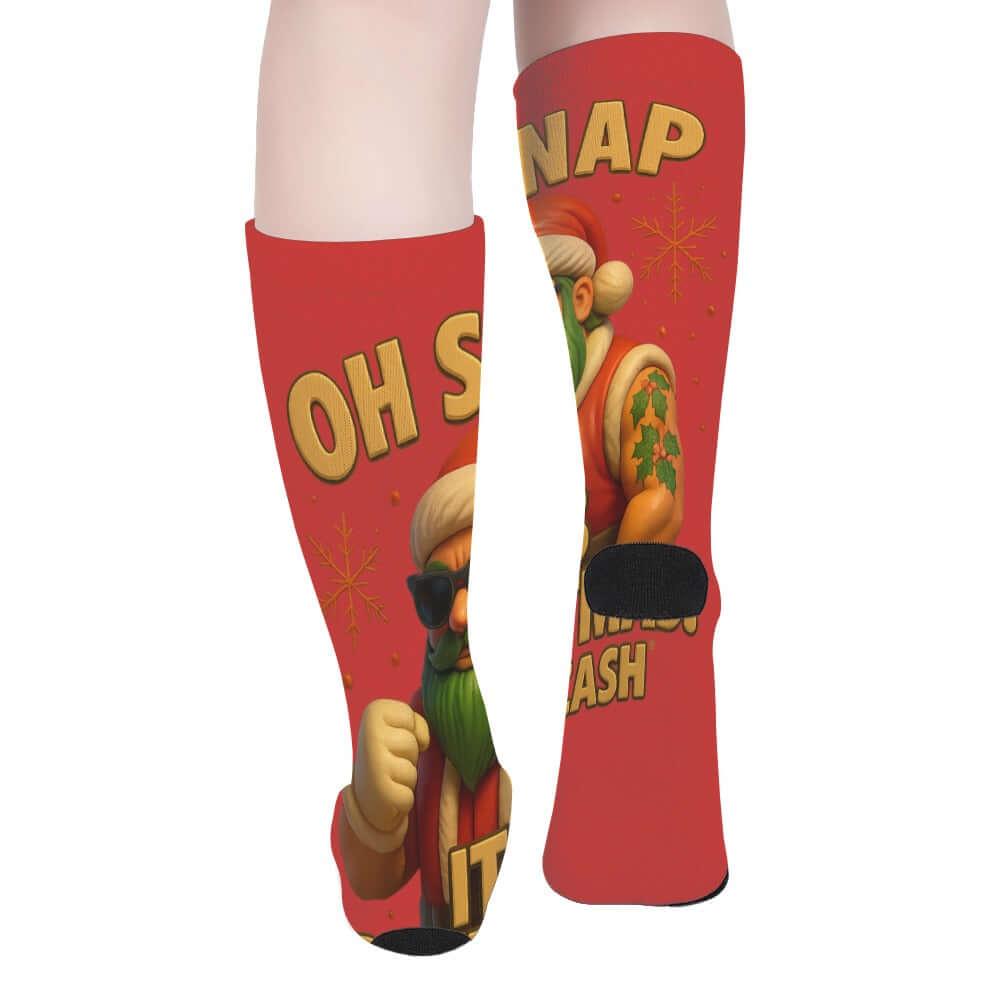 “OH SNAP IT’S CHRISTMAS” Socks - Limited Holiday Drop