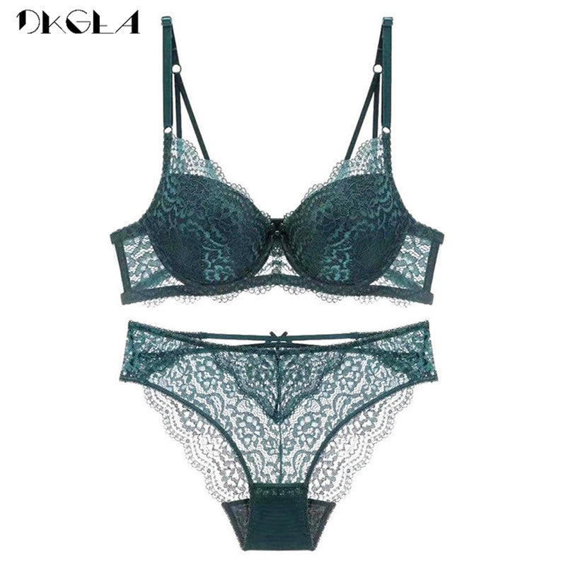 Super Gather Deep V Lace Lingerie Set – Sculpted, Seductive, Unapologetically You