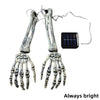 Halloween Ghost Hand Floor Lamp Led Copper Wire Light String Luminous Skull Hand Ghost Festival Layout Props