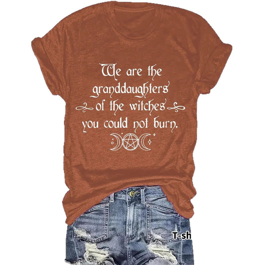 Moon Letter Printed T-Shirt