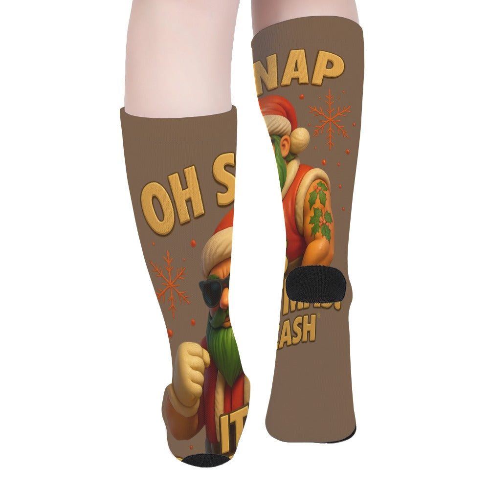 “OH SNAP IT’S CHRISTMAS” Socks - Limited Holiday Drop