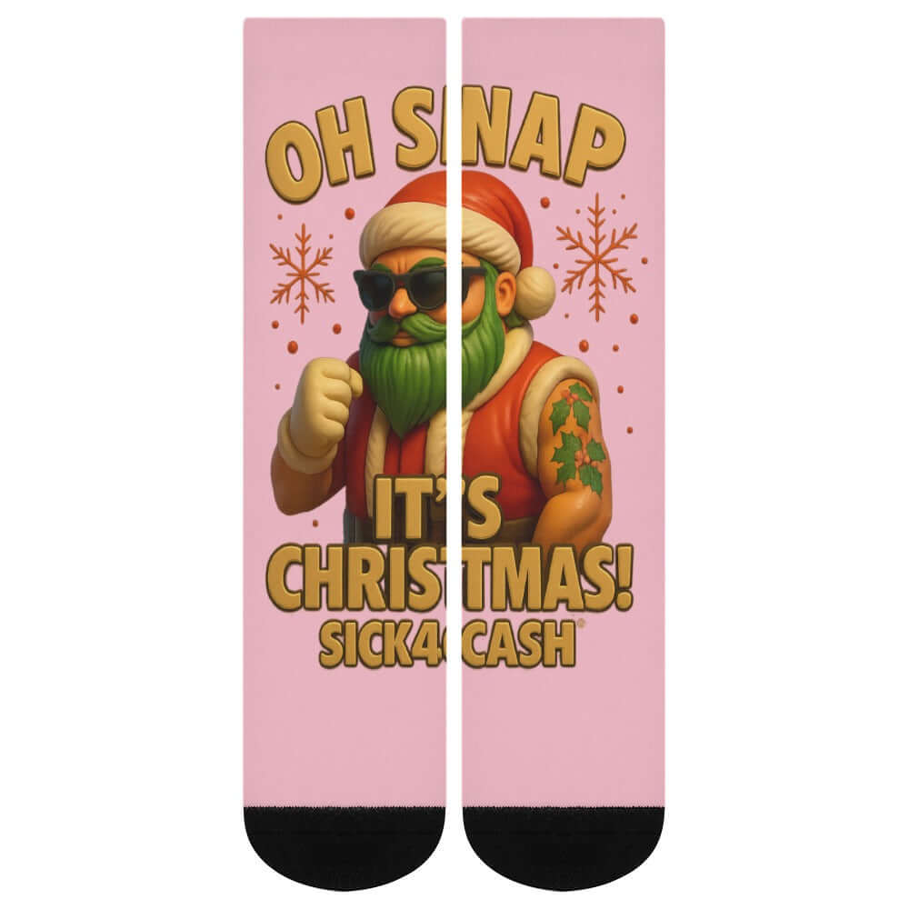 “OH SNAP IT’S CHRISTMAS” Socks - Limited Holiday Drop