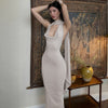 Women Sleeveless Slim Bodycon Evening Dress – Chic, Sculpted, Unforgettable