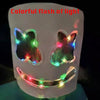 Cosplay Masker Party Carnaval Night Cosplay accessoire Anime Comic Cartoon gezichtsstuk DJ Gezichtsmasker Halloween Grappig flash licht