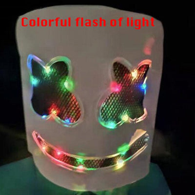 Cosplay Masker Party Carnaval Night Cosplay accessoire Anime Comic Cartoon gezichtsstuk DJ Gezichtsmasker Halloween Grappig flash licht