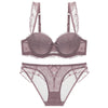 3/4 Cup Push-Up Bra & See-Through Panty Set – Summer Confidence, All-In-One