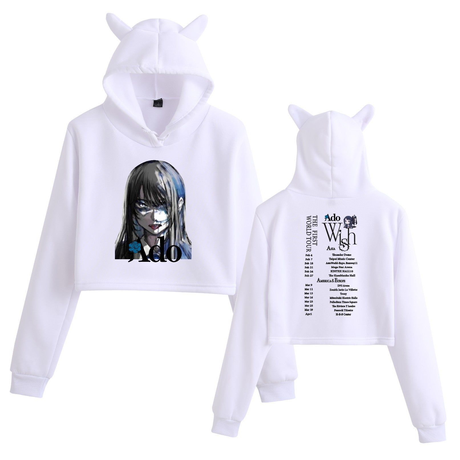 Ado Wish Tour T-shirt Japan Singer Print T-shirt