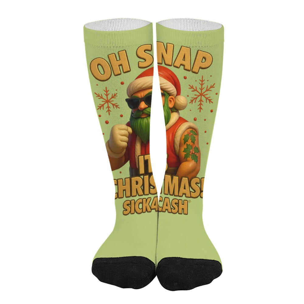 “OH SNAP IT’S CHRISTMAS” Socks - Limited Holiday Drop