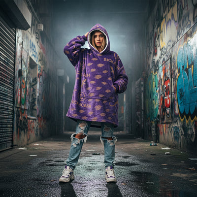 Purple hoodie for women