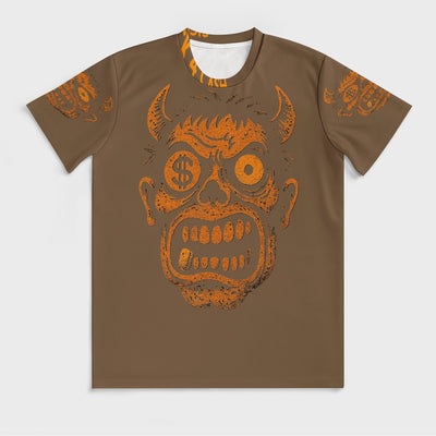 Ice Silk All-Over Print T-Shirt – Streetwear Tee for Cool Comfort