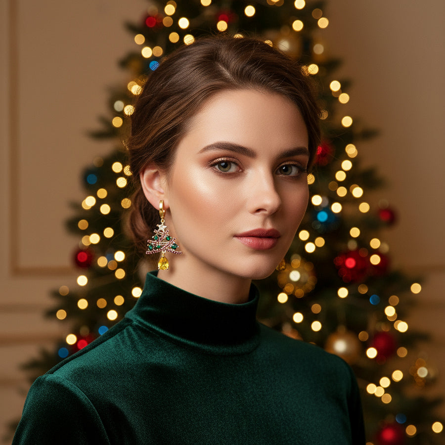 Christmas earrings