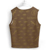 Women's Long Sleeve Button Knit Vest