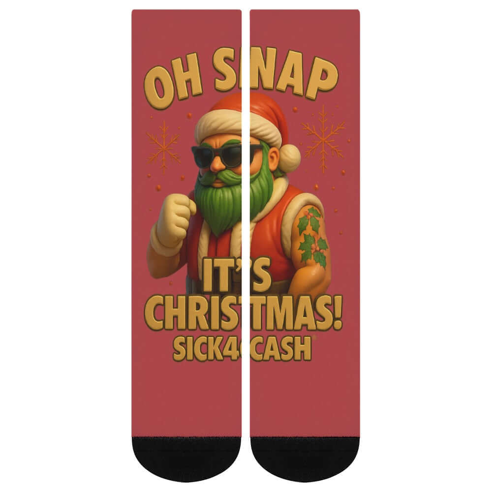 “OH SNAP IT’S CHRISTMAS” Socks - Limited Holiday Drop