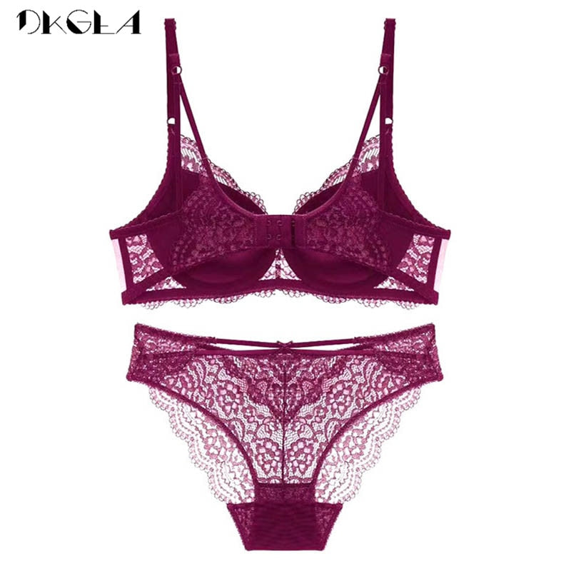 Super Gather Deep V Lace Lingerie Set – Sculpted, Seductive, Unapologetically You