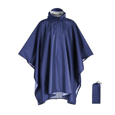 Unisex Waterproof Hooded Rain Coat/Poncho – Lightweight Outdoor Shell for Hiking, Fishing & Climbing