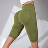 S4C Seamless Butt-Lifting Fitness Pants with Tummy Control and High Waist Peach Bottom Yoga Shorts