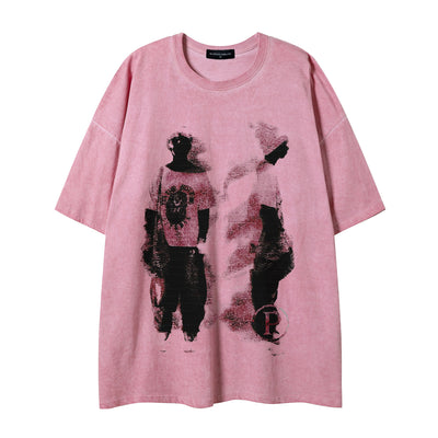 Loose casual T-shirt for men and women