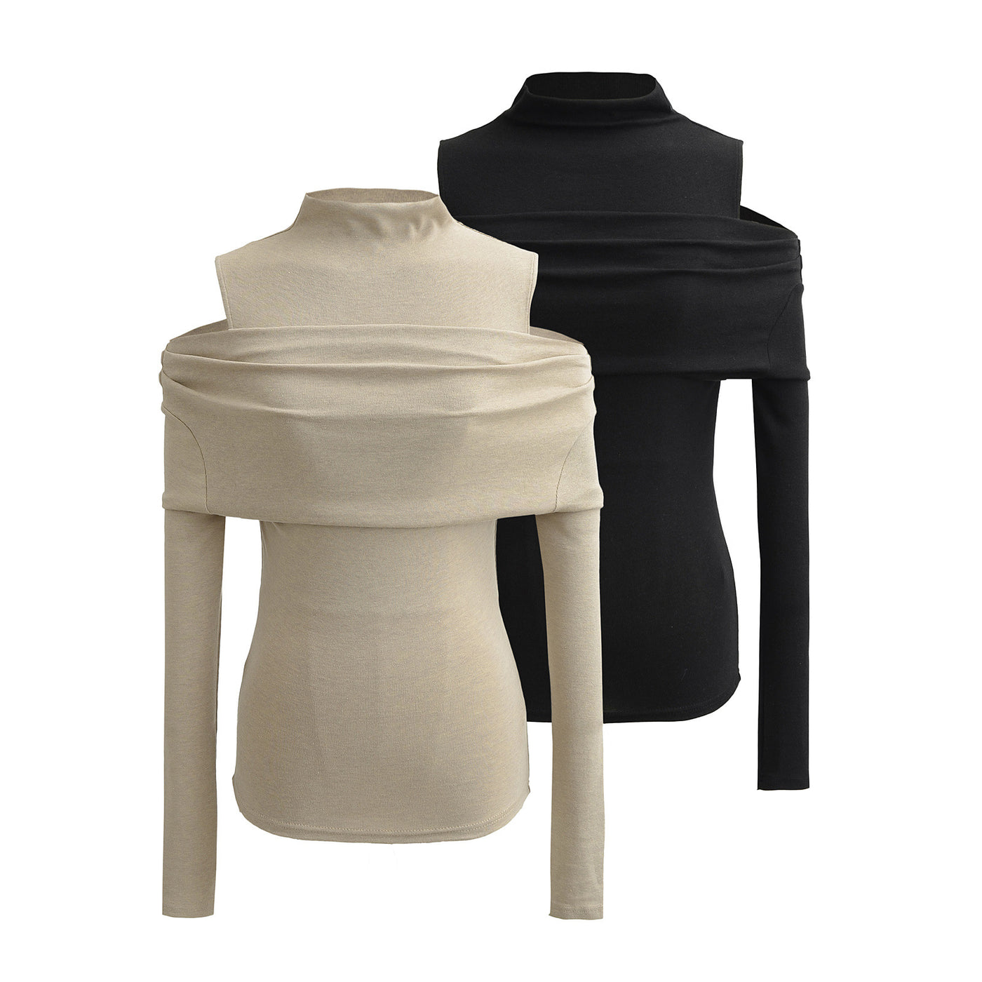 Flip-Up Fake Two-Piece Slim Fit Tee – Layered Look, Zero Effort