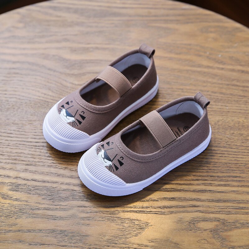 Kid’s White Canvas Shoes – Spring & Autumn Edition