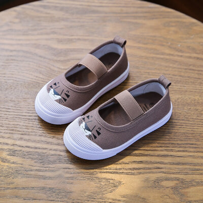 Kid’s White Canvas Shoes – Spring & Autumn Edition