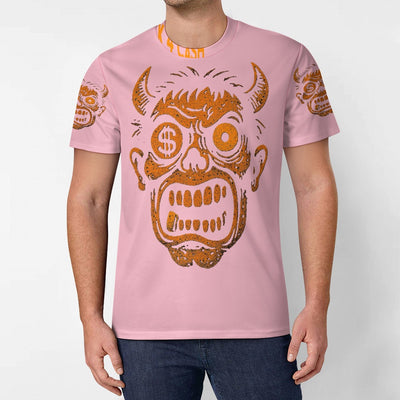 Ice Silk All-Over Print T-Shirt – Streetwear Tee for Cool Comfort