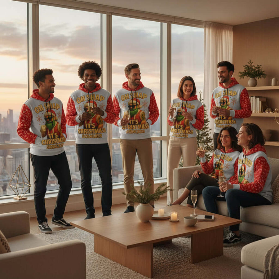 Own the season with SICK4CASH limited holiday hoodie