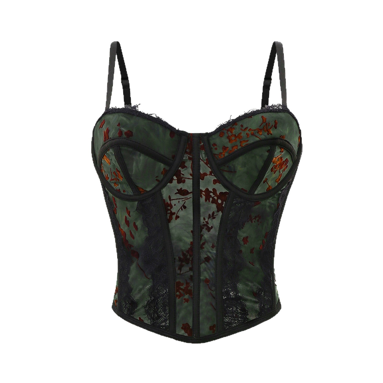 Printed Lace Camisole