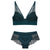 Jacquard Lace Wireless Push-Up Bra Set – Soft, Sculpted, and Seriously Sexy